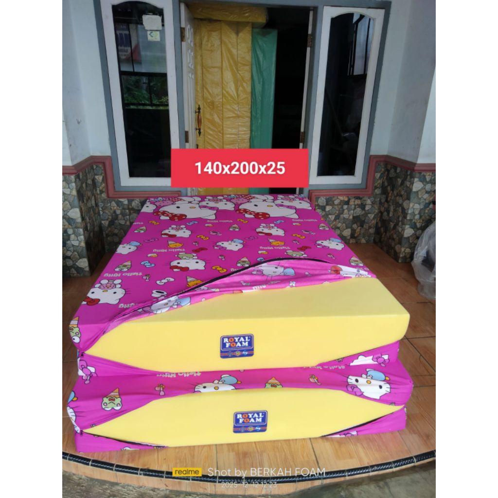 KASUR BUSA ROYAL FOAM UKURAN 200×140×25CM