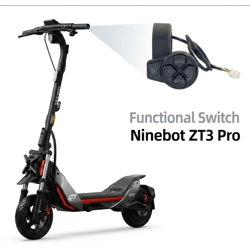 Functional Switch E Skuter Ninebot ZT3Pro Original Parts