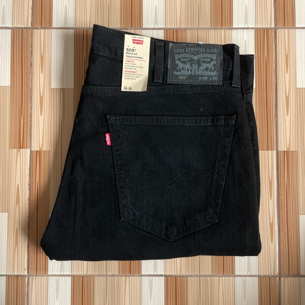 LEVIS 505 / SIZE 38x30 REGULAR BLACK