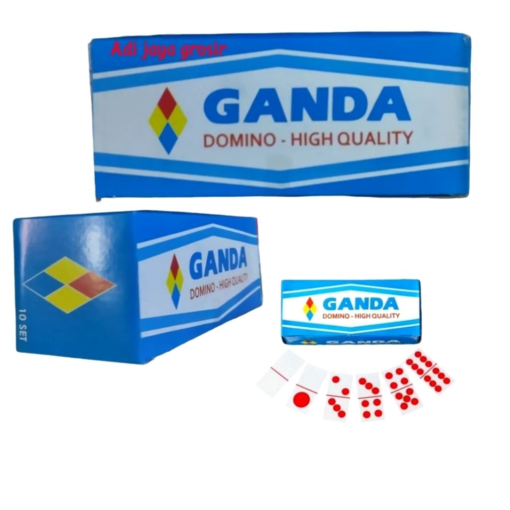 2 box  kartu gaple  domino ganda higs quality