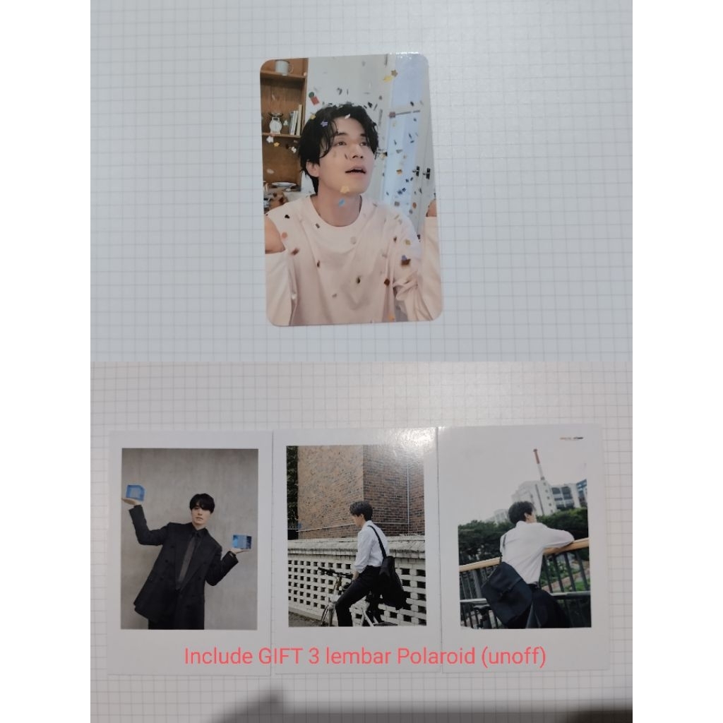 Lee Dong Wook Official (Photocard Wookdong 2025) setiap pembelian include gift 3 polaroid non offici