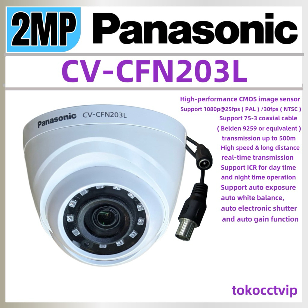 KAMERA CCTV PANASONIC 2MP CV-CFN203L INDOOR INFRARED