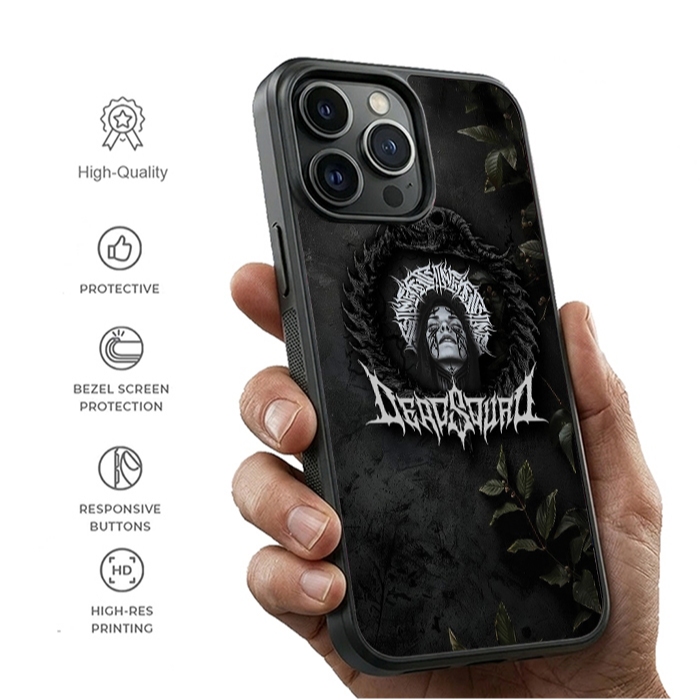 Casing Case Hybrid iPhone 17 16e 15 14 13 12 11 X Air Mini Plus Pro Max Premium Squad Dead