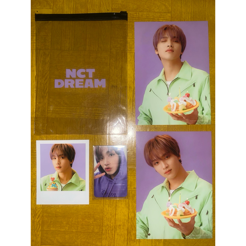 HAECHAN HOODIE UNGU PHOTOPACK SEASON GREETING 2021 SG21 NCT DREAM