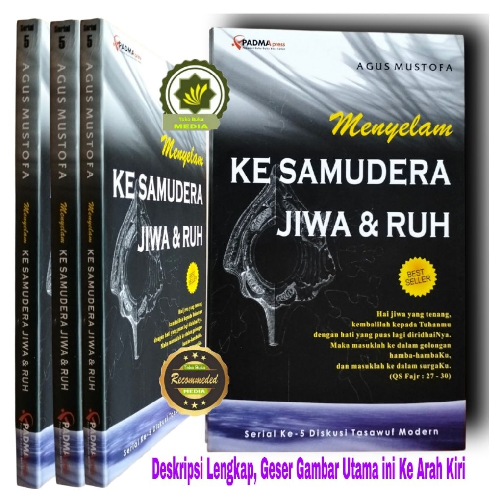 Buku MENYELAM KE SAMUDERA JIWA dan RUH Karya Agus Mustofa