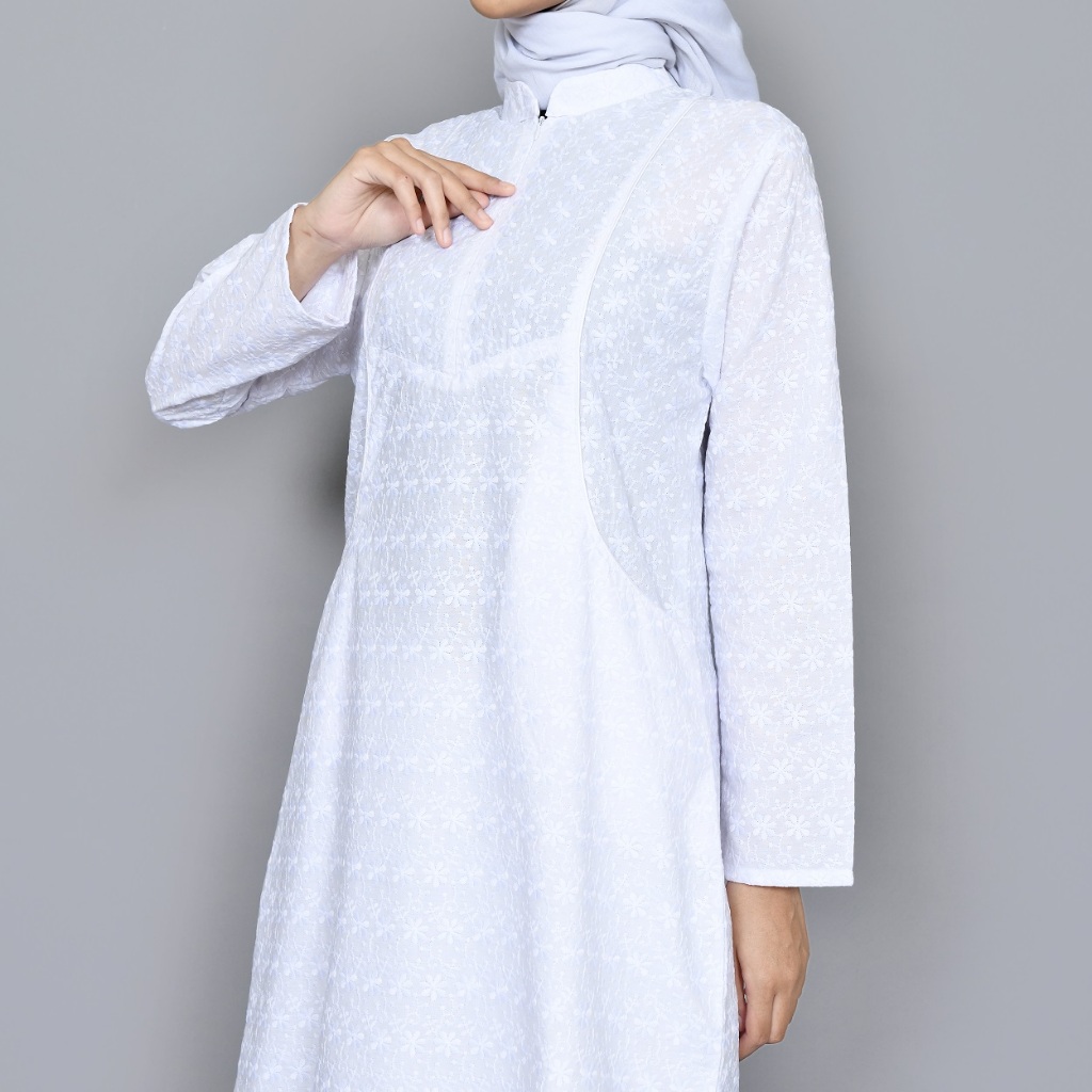 Raisma - Hannah Baju Setelan Wanita Warna Putih Perlengkapan Umroh haji Busana Ihrom Wanita
