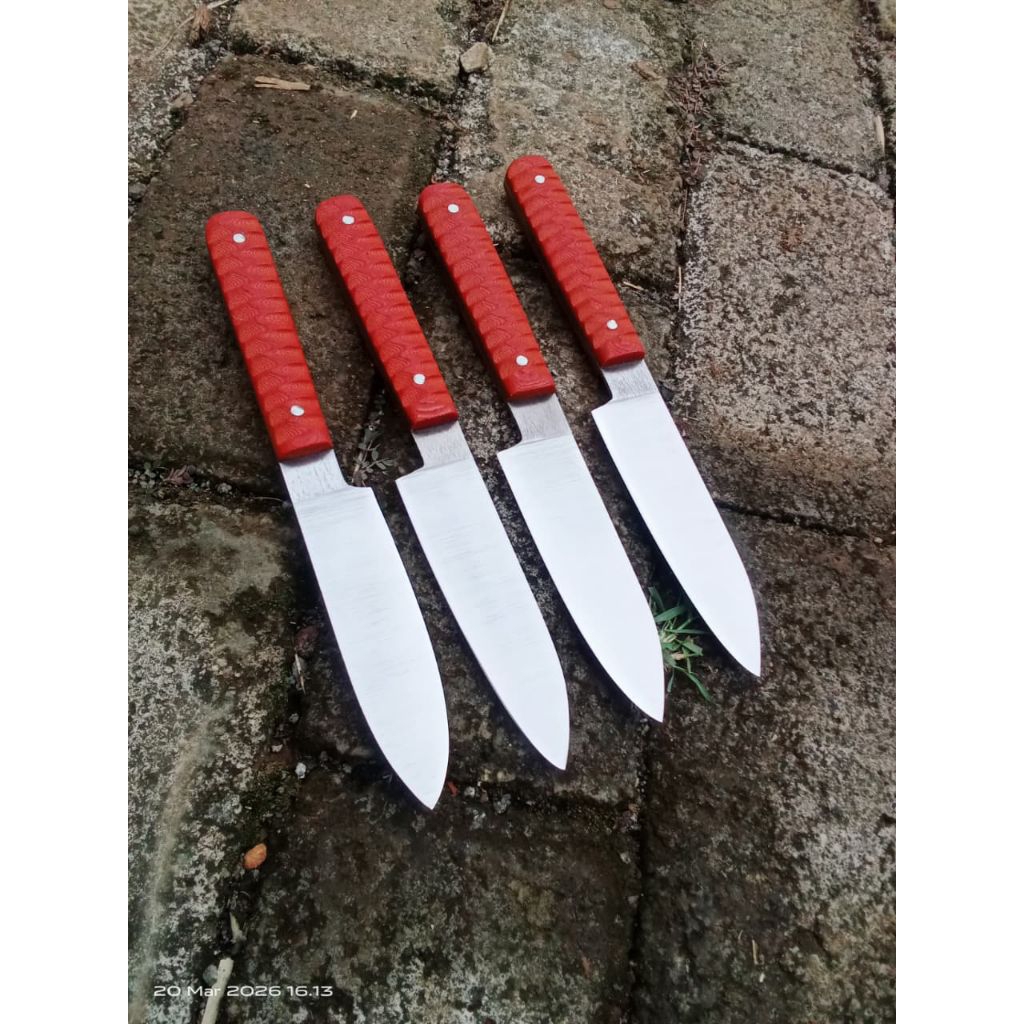 Pisau Santoku Knife Master Chef / Pisau Dapur / Pisau Daging / Baja Modern Bohler K110 / Anti Karat