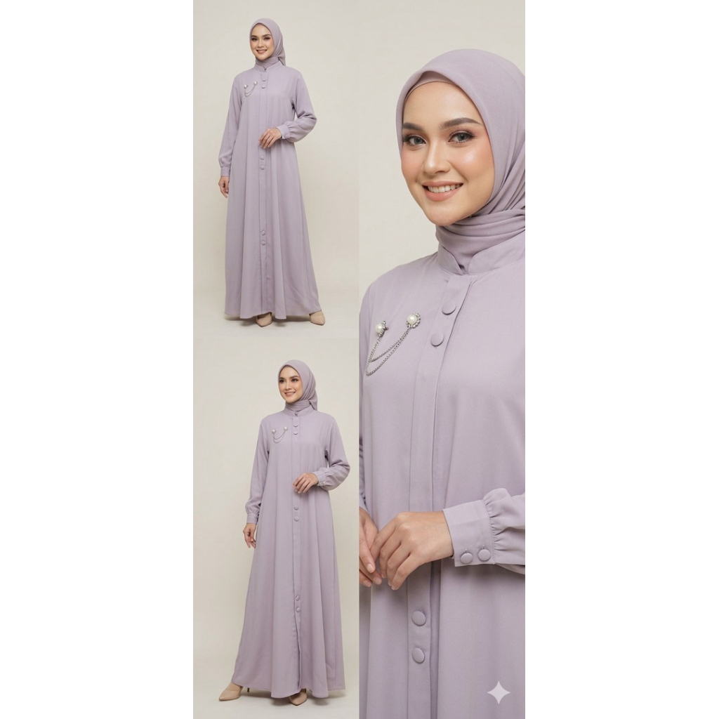 021 Gamis Silk  || GAMIS POLOS || ABAYA || GAMIS KONDANGAN