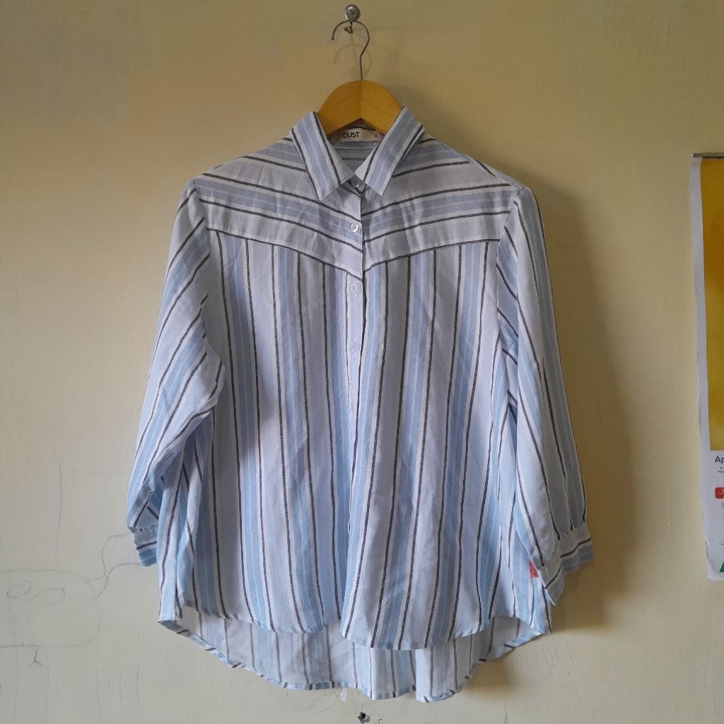 Kemeja wanita brand matahari / atasan kemeja wanita salur