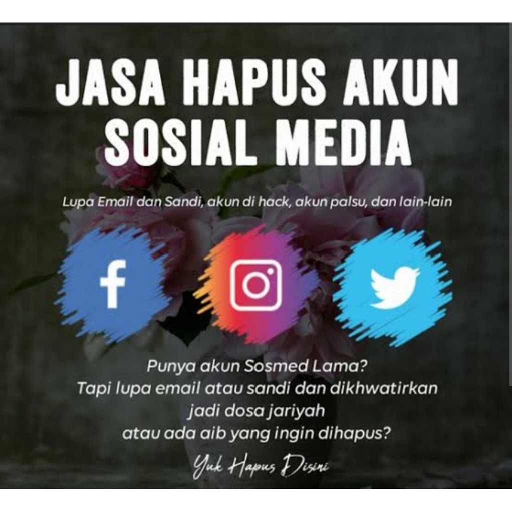 jasa hapus akun amanah
