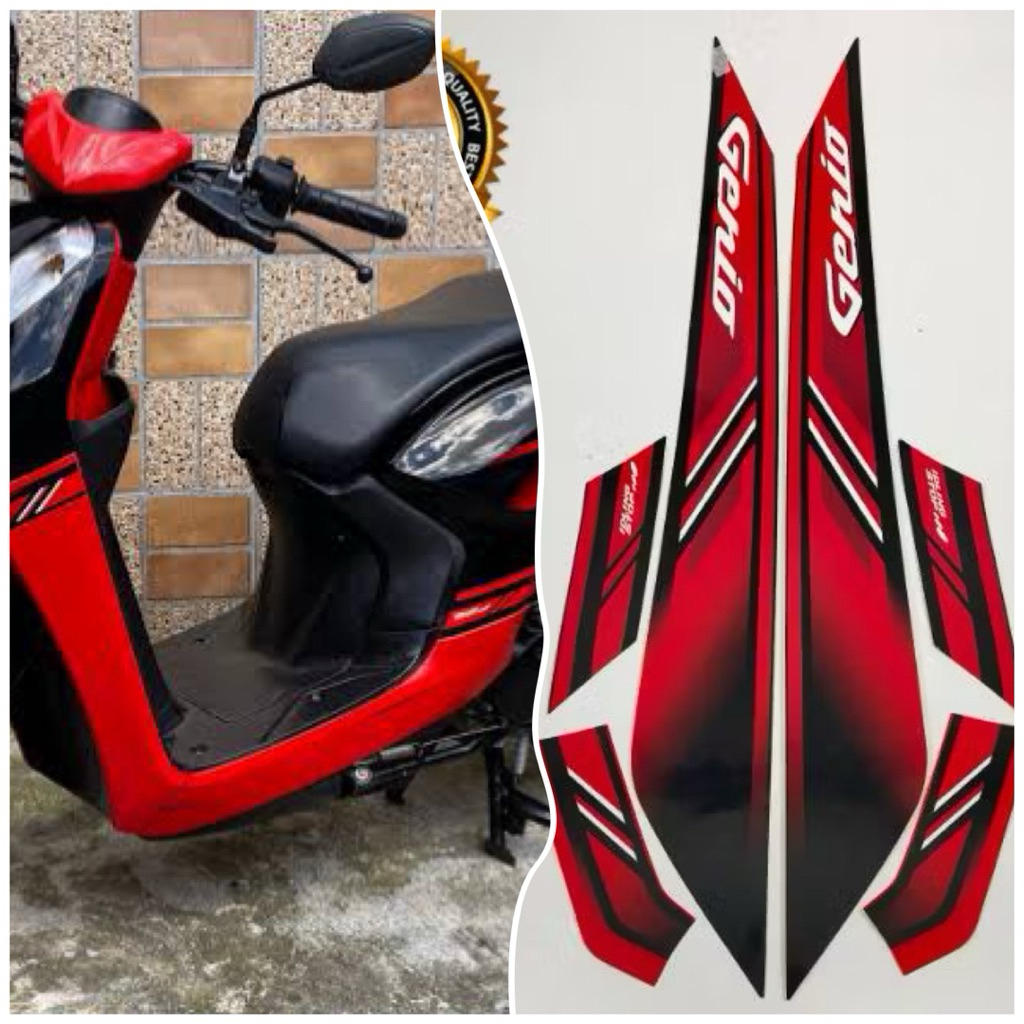 Stiker Striping Motor Honda Genio Iss 2020