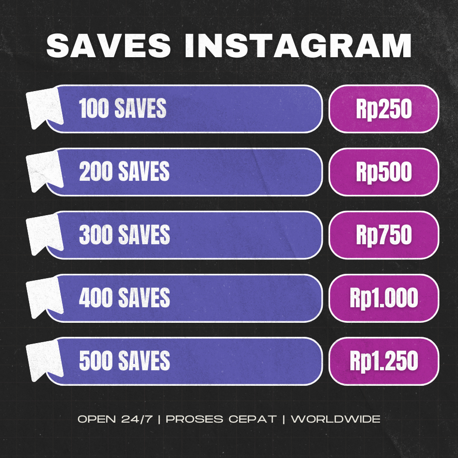 Instagram Save Berkualitas Pengiriman Instant - Kontenku.fyp