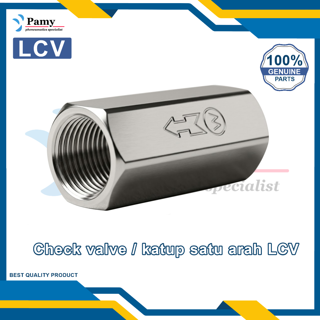 Check valve / katup satu arah LCV