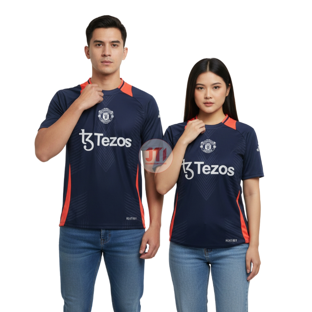 Jersey Mnchstr Untd Training Tezos Navy 2024 20265 Baju Bola Fans 24 25 JTI Store