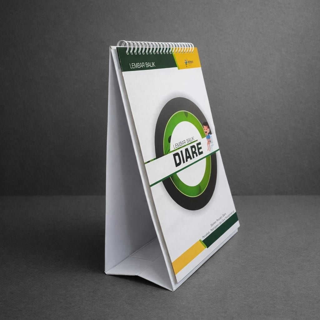 Buku Lembar Balik Diare, Lembar Balik kesehatan, Buku Edukasi Kesehatan, Lembar Balik Promkes