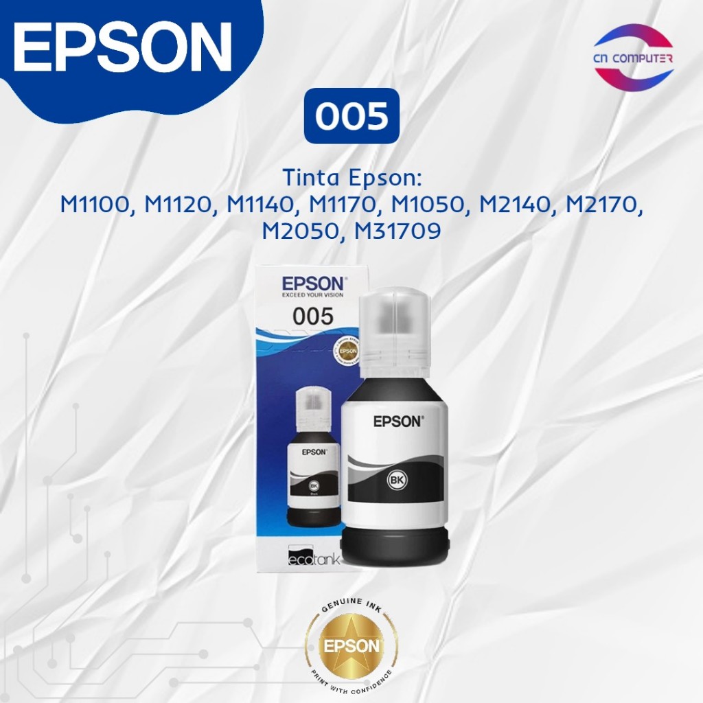 EPSON 005 Tinta Refil Original Epson 120ml 005 Black
