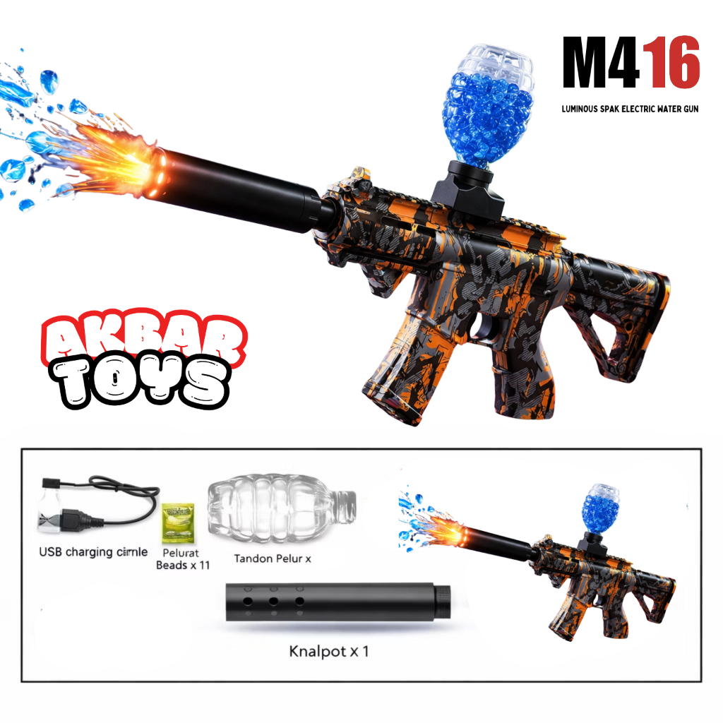 Mainan Anak M416 ELECTRIC Mainan Bubble Water Gel