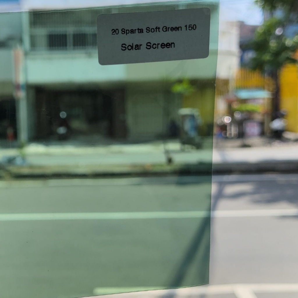 SOLAR SCREEN 20 Sparta Soft Green 150 Premium Window Film Tint Platinum Series Roll Kaca Felem