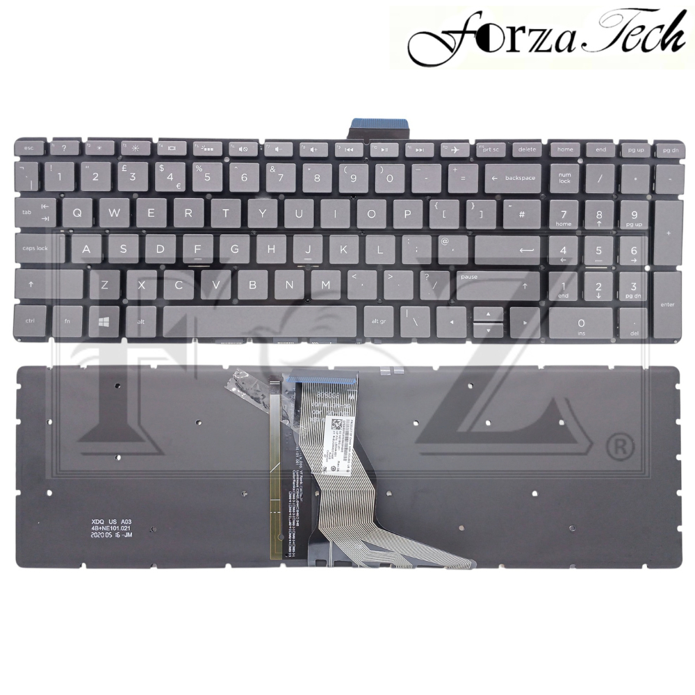Keyboard Laptop HP 15ef 15-ef 15-ef1033ca 15-ef1082nr 15-ef2126wm 15-ef2127wm with backlight BERGARA
