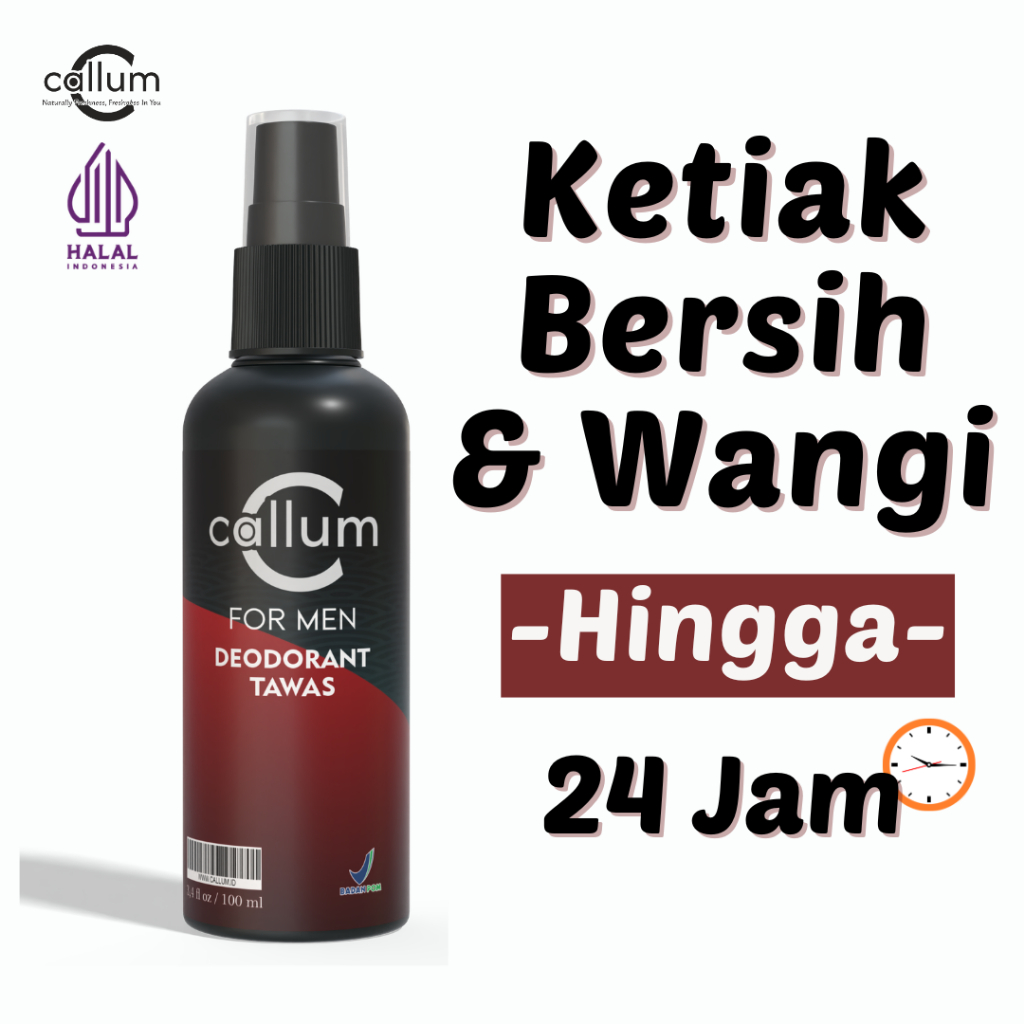 Callum Deodorant spray Tawas 100ml For Men
