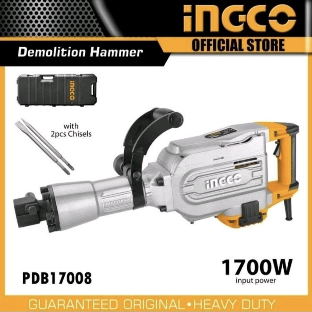 PDB17008 JACK HAMMER INGCO PDB 17008 MESIN BOBOK BETON DEMOLITION BREAKER 16KG