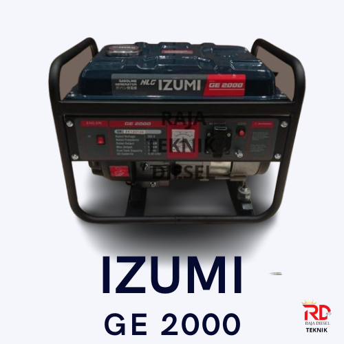 NLG IZUMI Genset Bensin GE 2000 1200 1000 watt Listrik 1 Phase ORI