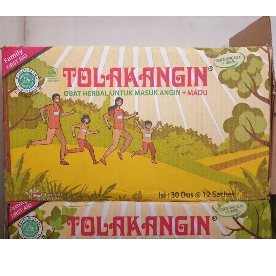 Sidomuncul Tolak Angin Cair 1 Karton 30 Box@12 Sachet