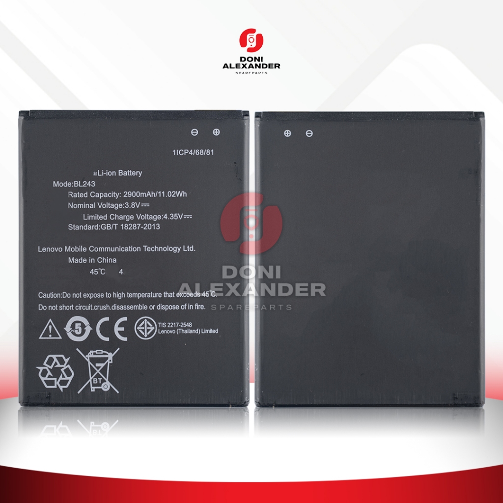 BATRE BATERAI LENOVO A7000 BL-243 ORIGINAL