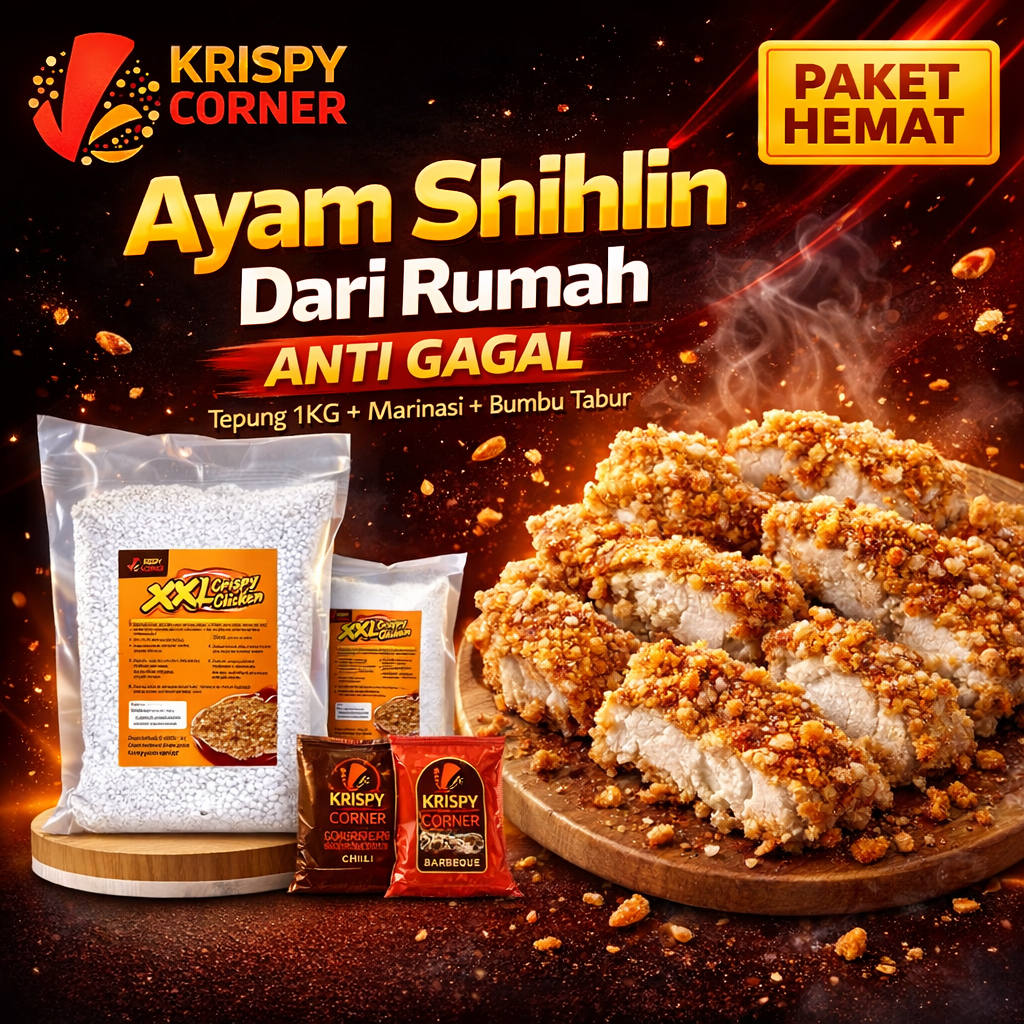 Paket Tepung Shihlin Ayam Goreng Taiwan ala Shihlin Shilin Crispy Chicken Tepung Shihlin Medan