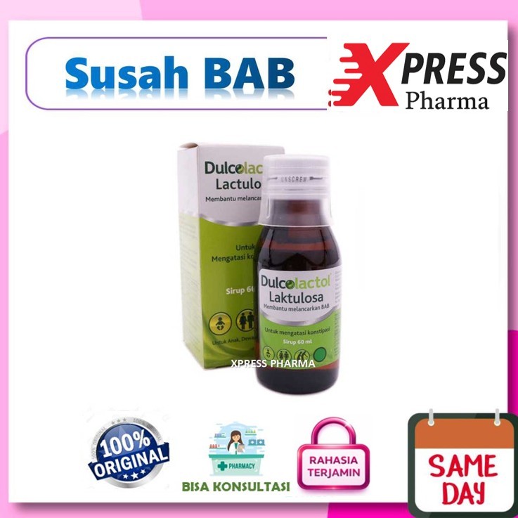 XPRESS  Dulcolactol Dulcolax Sirup Sembelit Anak Balita 60 mL