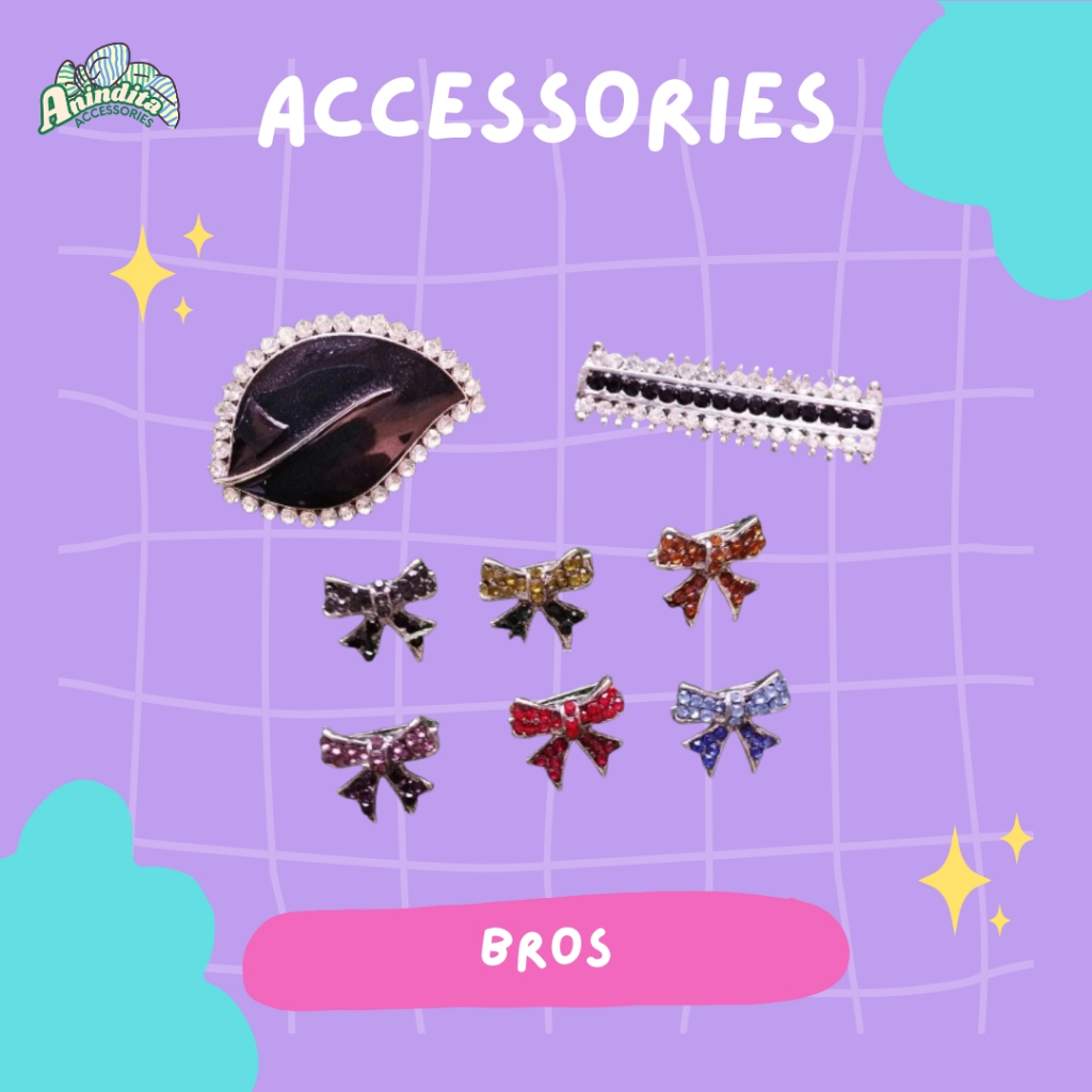 Bros Hijab - Aksesoris Hijab - Bros Murah - Bros Kecil