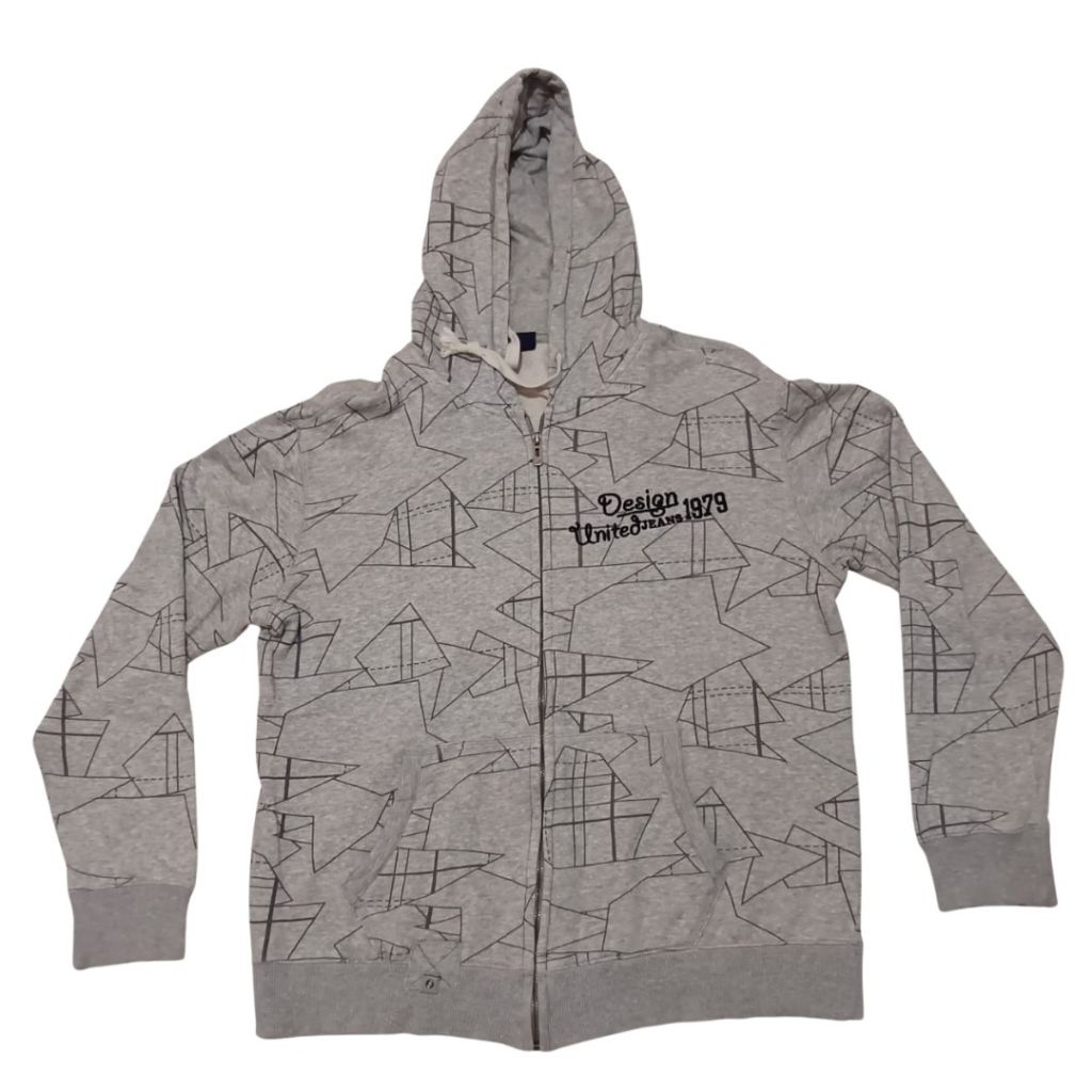 Jaket hoodie ziper Design United