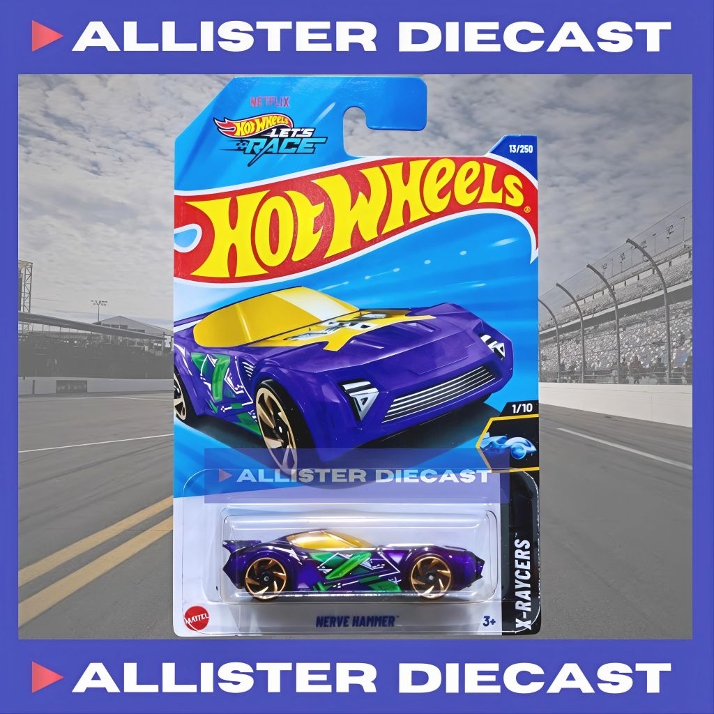 Hot Wheels Nerve Hammer Ungu Hotwheels Nerve Hammer Purple HW Xraycers Hot Wheels Lets Race