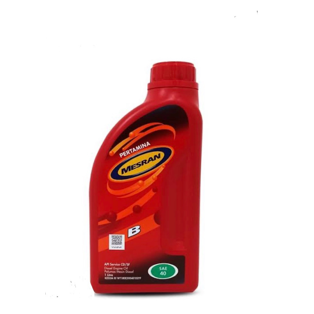 Oli Mesin Motor Mesran Super SAE 20W-50 untuk diesel 1L