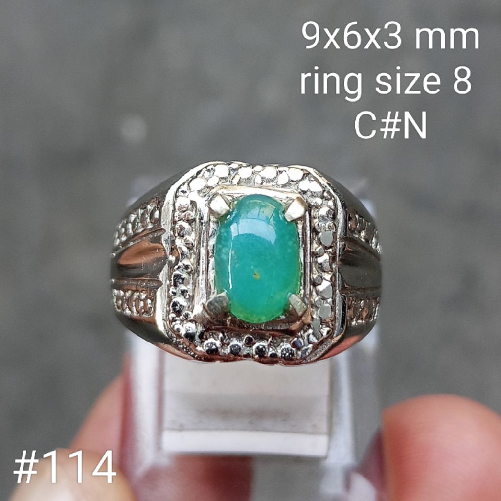 batu natural bacan Doko kristal #114