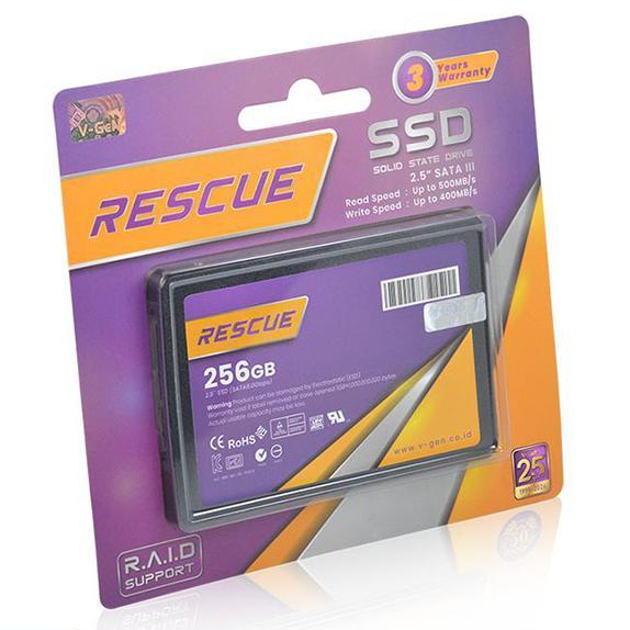 V-GeN Rescue SSD 256GB SATA3 / SSD 256GB