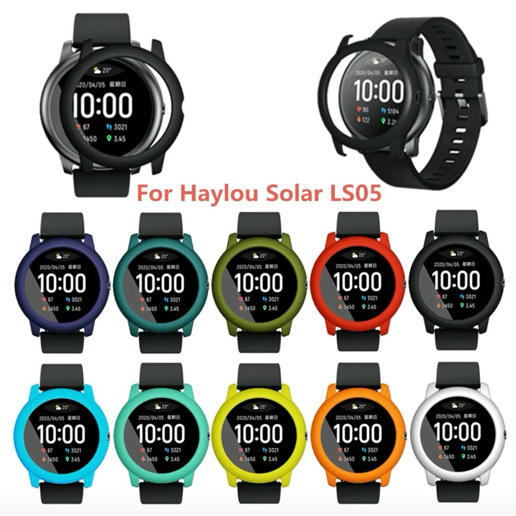Bumper Case For Haylou Solar LS05” Hard PC Protective Smartwatch
