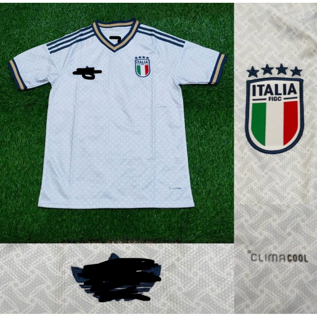 Jersey Kaos Baju Bola Timnas Tim Nasional Italy Itali Italia Home Away 3rd Third 4th Putih White Spe