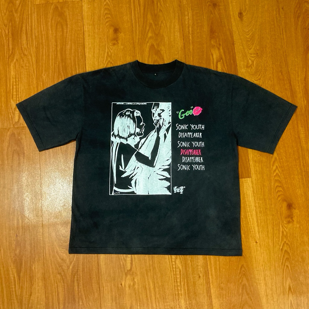KAOS TSHIRT SONIC YOUTH BOOTLEG CUSTOM BY ALLTHETIME VINTAGE STYLE