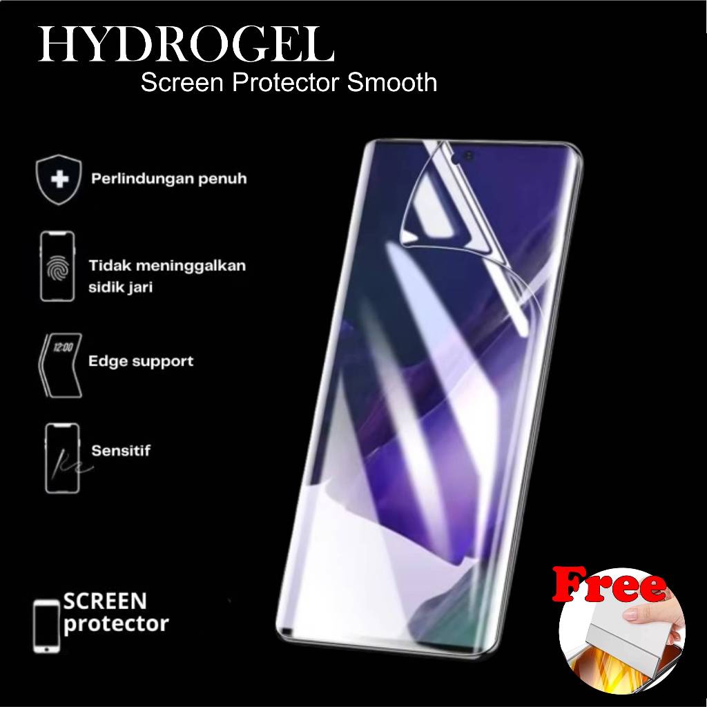 Anti Gores Hydrogel Xiaomi Poco X3 Poco X3 Pro Poco X3 NFC Screen Protector Hydrogel Full Cover