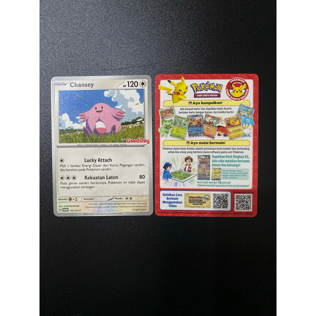 kartu pokemon promo chansey