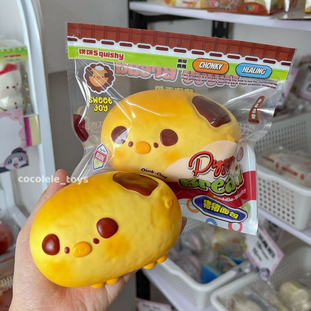 Piggy Bread BINGBING SQUISHY | squishy, mainan anak, bingbing squishy, squishy murah, kado anak, coc