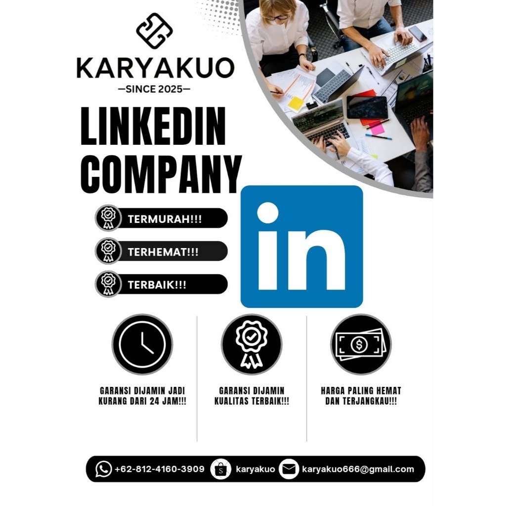 BUAT LINKEDIN COMPANY TERMURAH
