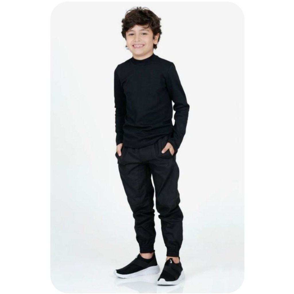 Manset Kaos Anak Laki-Laki Panjang Lengan