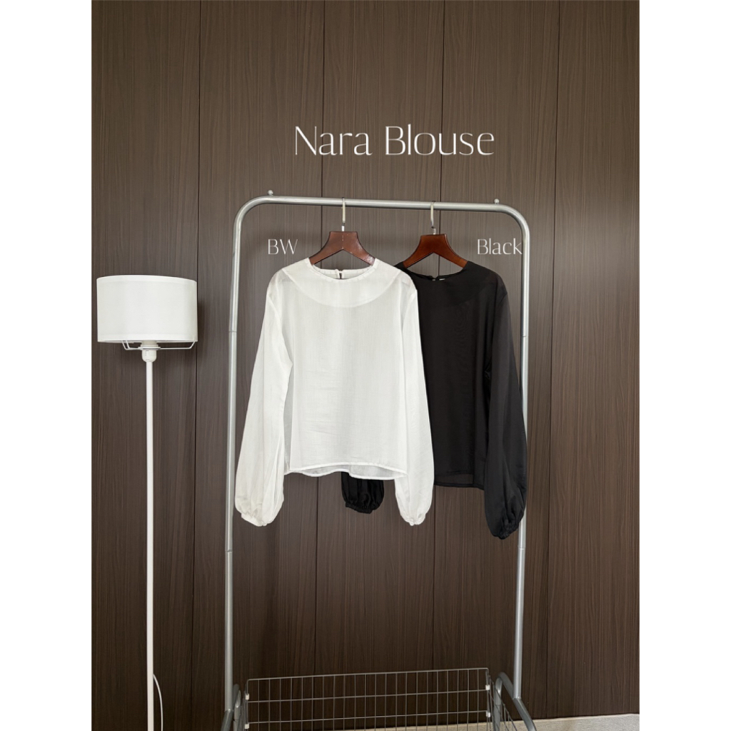 sheica | Nara Blouse | Blouse Lengan Balon | Blouse Wanita | Baju Lengan Balon
