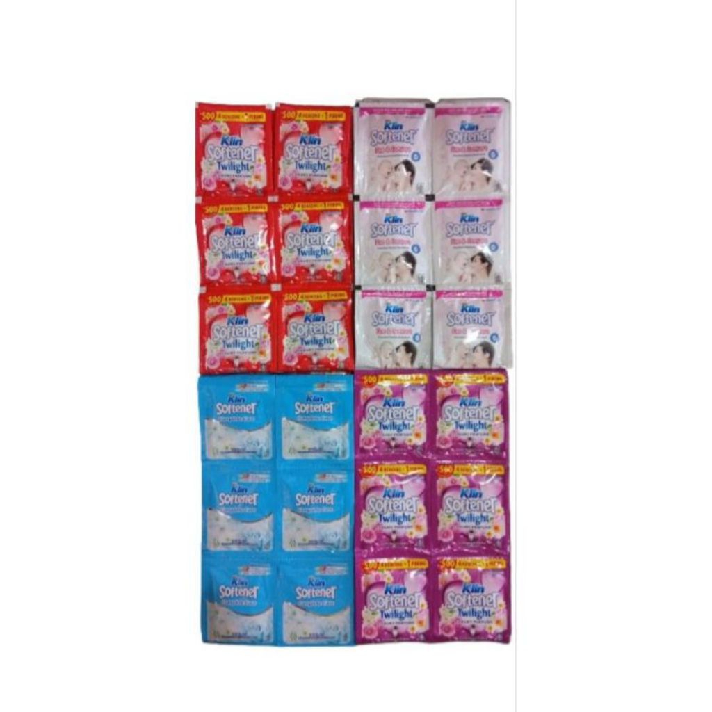 12 Sachet SoKlin Softener Pelembut pakaian