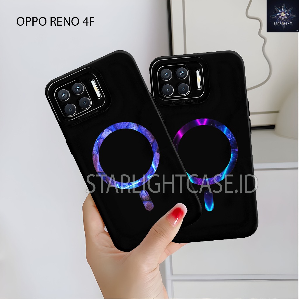 Case hp Oppo Reno 4F / 4 / 4pro / 5 / 5F / 6 Softcase Procamera Logo Iphone Starlight Pelindung Bela