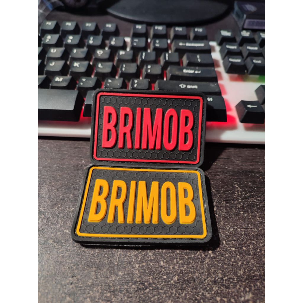 patch rubber brimob