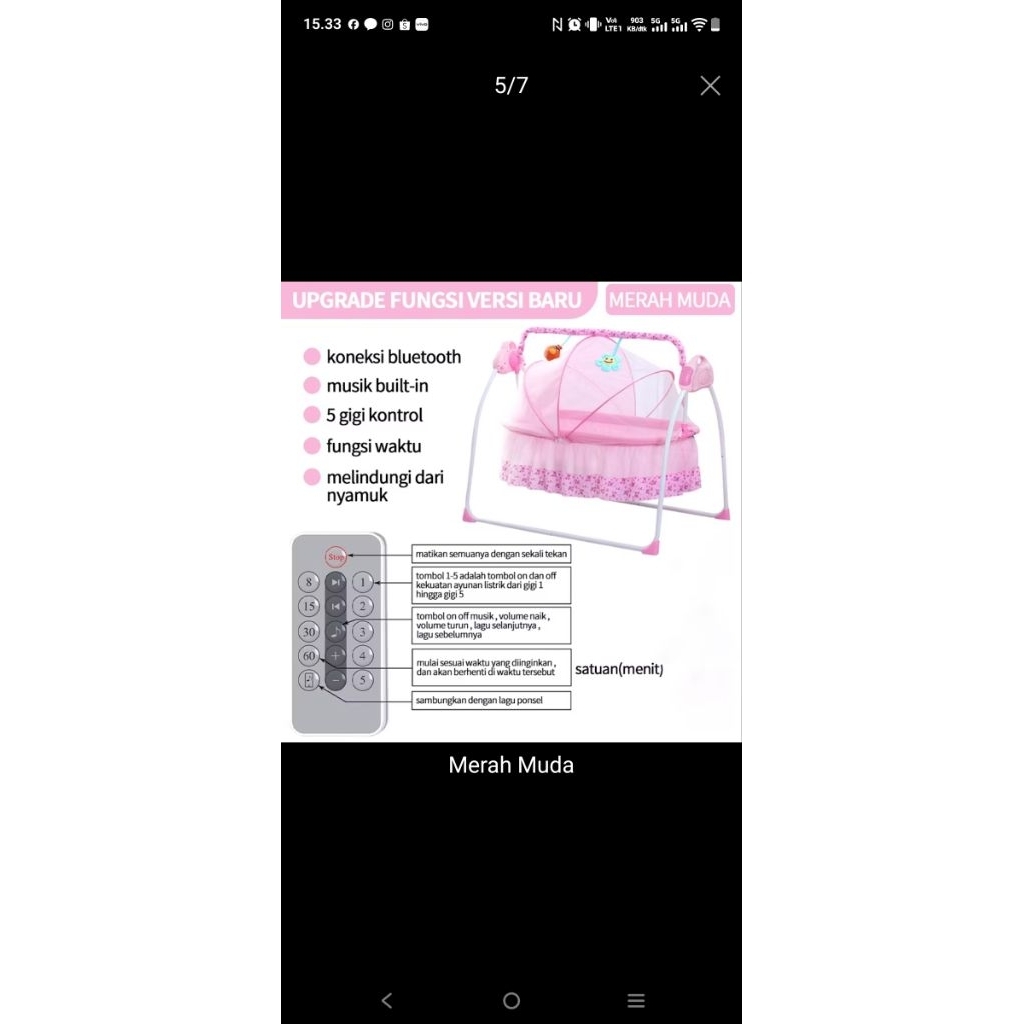ayunan second bayi mulus 100persen minus remote