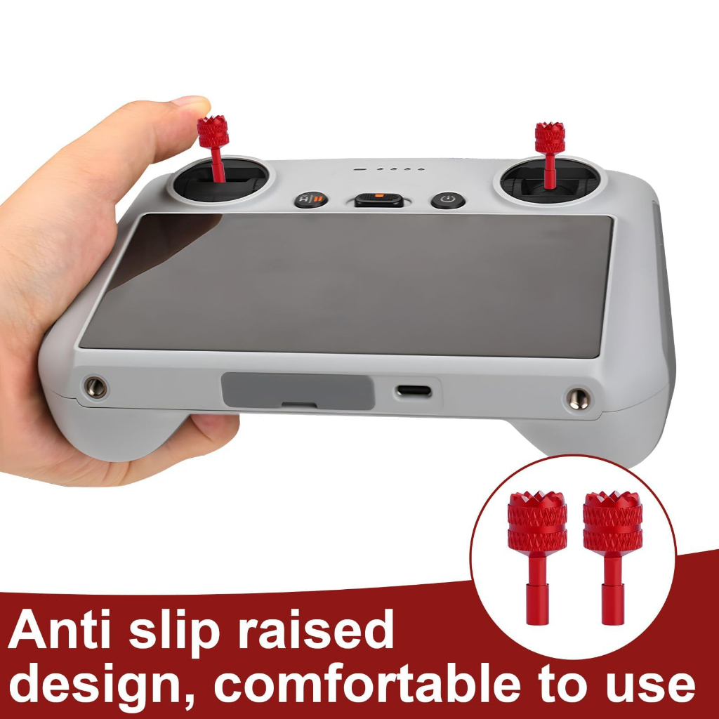 1Pair Mini 4 Pro/Mini 3 Pro Joysticks, Detachable Aluminum Alloy Drone Joysticks Compatible with DJI